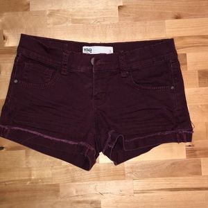 Maroon shorts